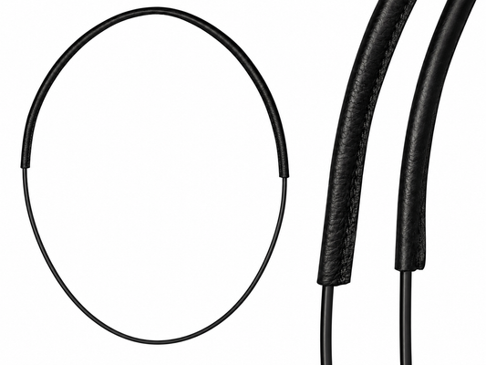 Unbridled Neck Rope- Black Leather