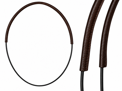 Unbridled Neck Rope- Brown Leather