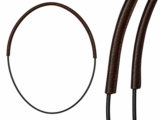 Unbridled Neck Rope- Brown Leather