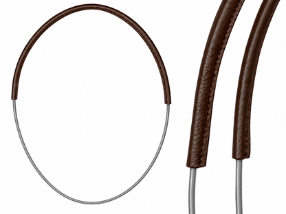Unbridled Neck Rope- Brown Leather