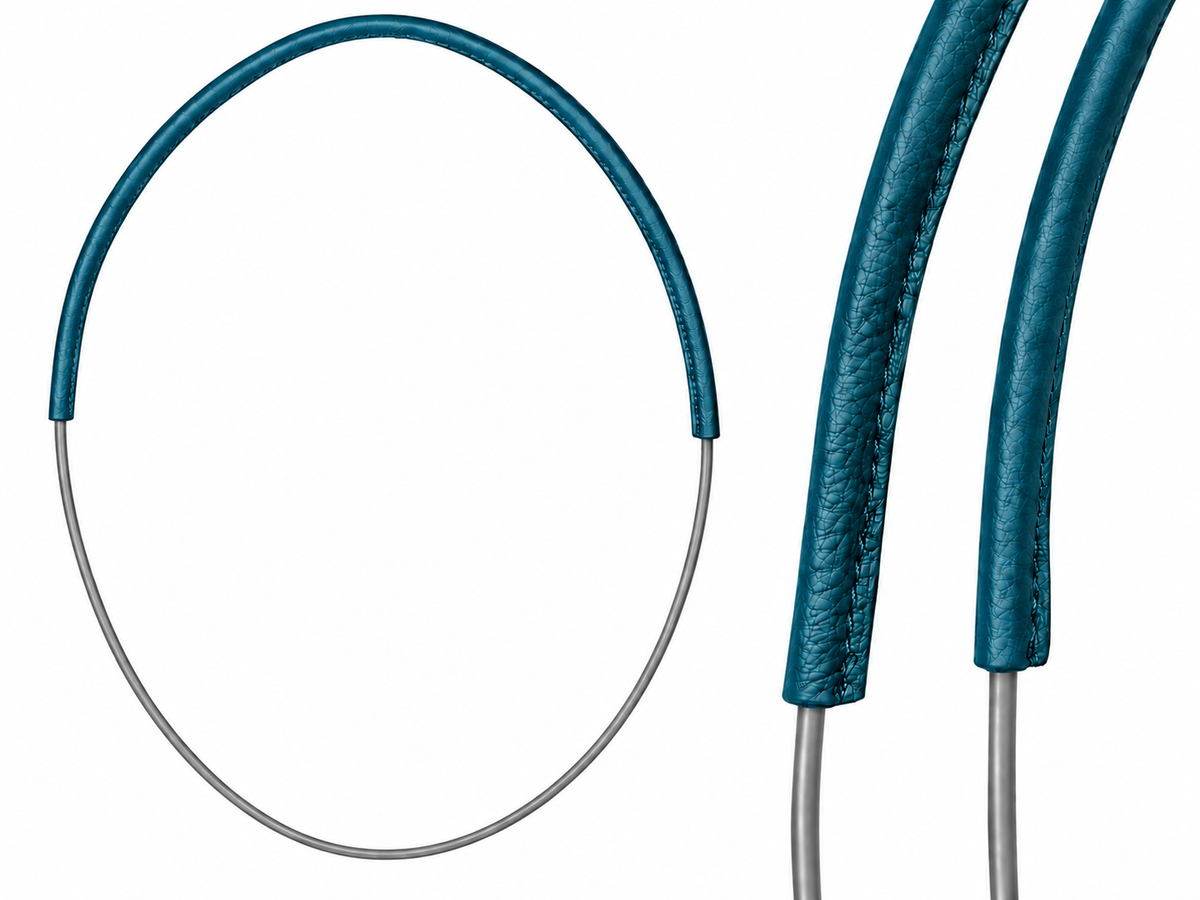 Unbridled Neck Rope- Teal Leather