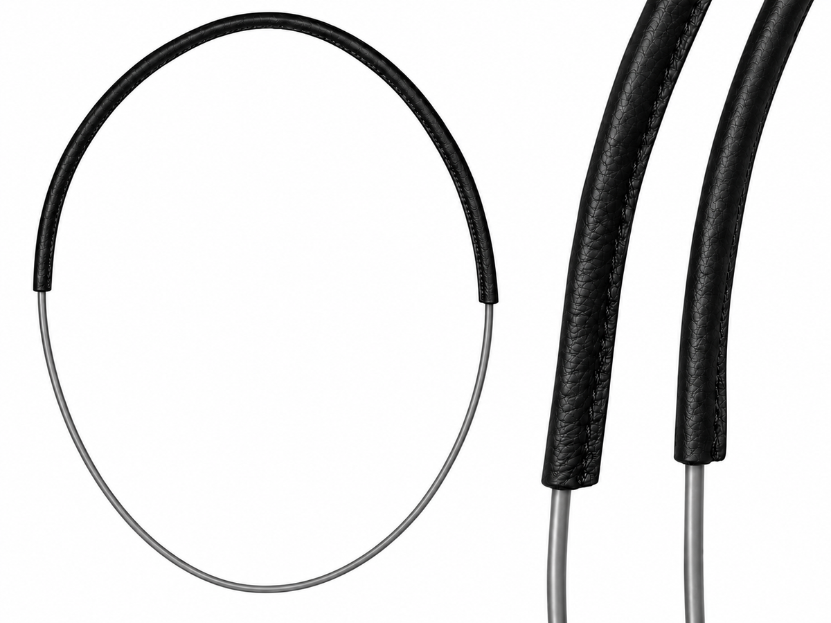 Unbridled Neck Rope- Black Leather