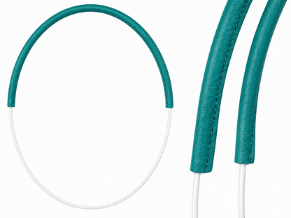 Unbridled Neck Rope- Teal Leather