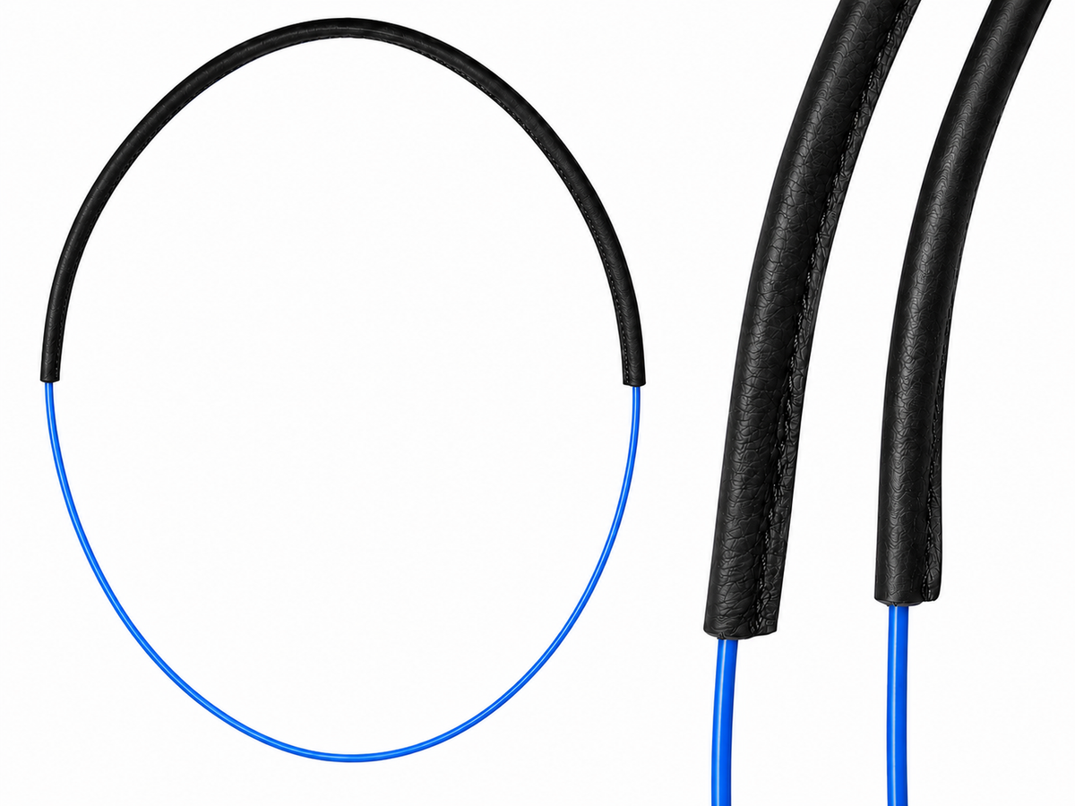 Unbridled Neck Rope- Black Leather